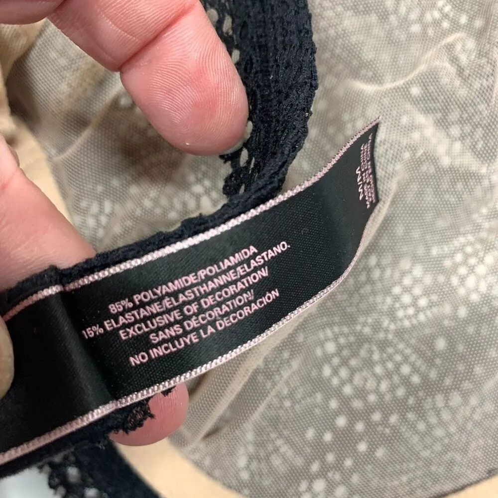 Victoria's Secret Underwire Lace Halter Bralette NWOT Size M - Image 3