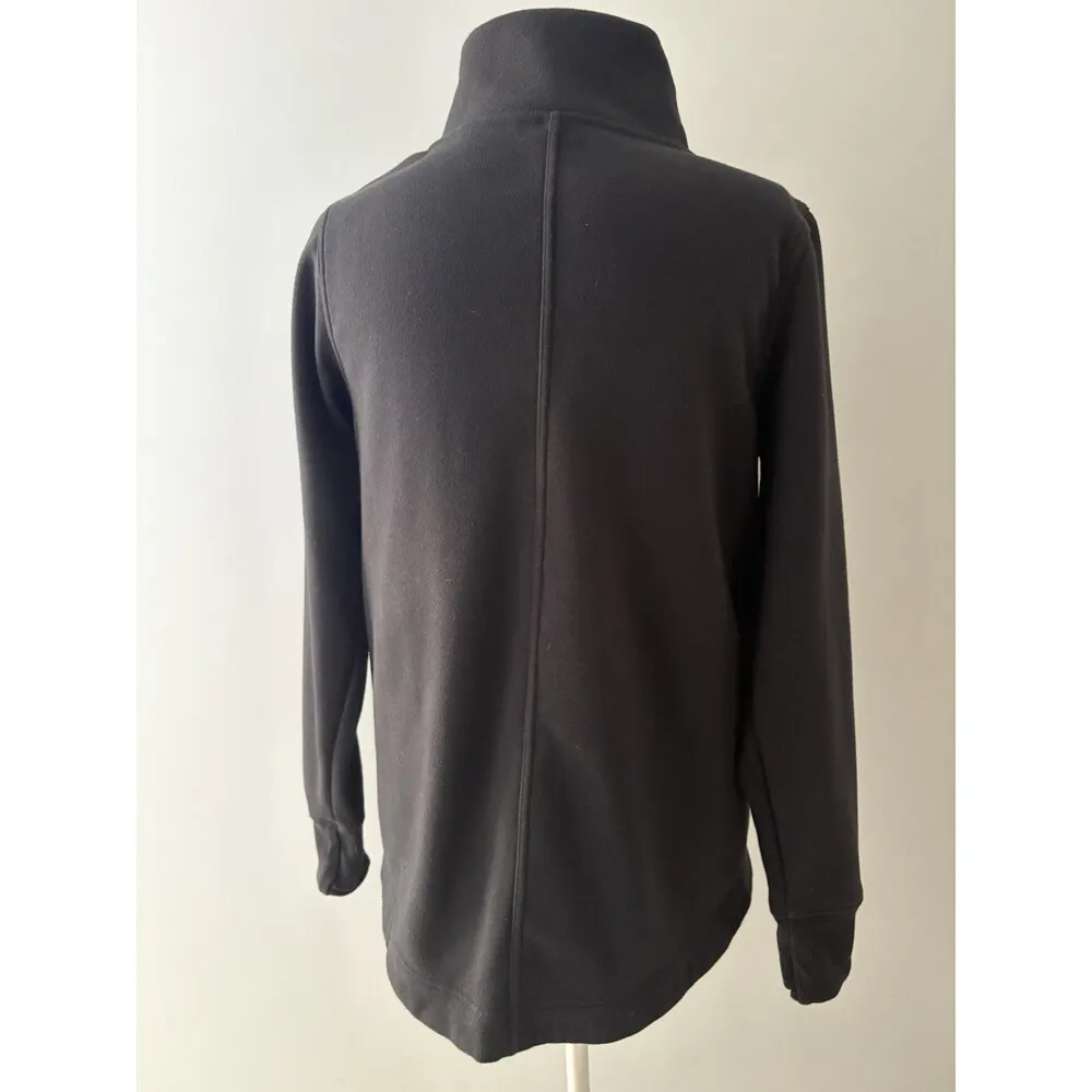 Athleta Cozy Karma Twist Sweatshirt Size S Black Long Sleeve Activewear Cozy - Image 5