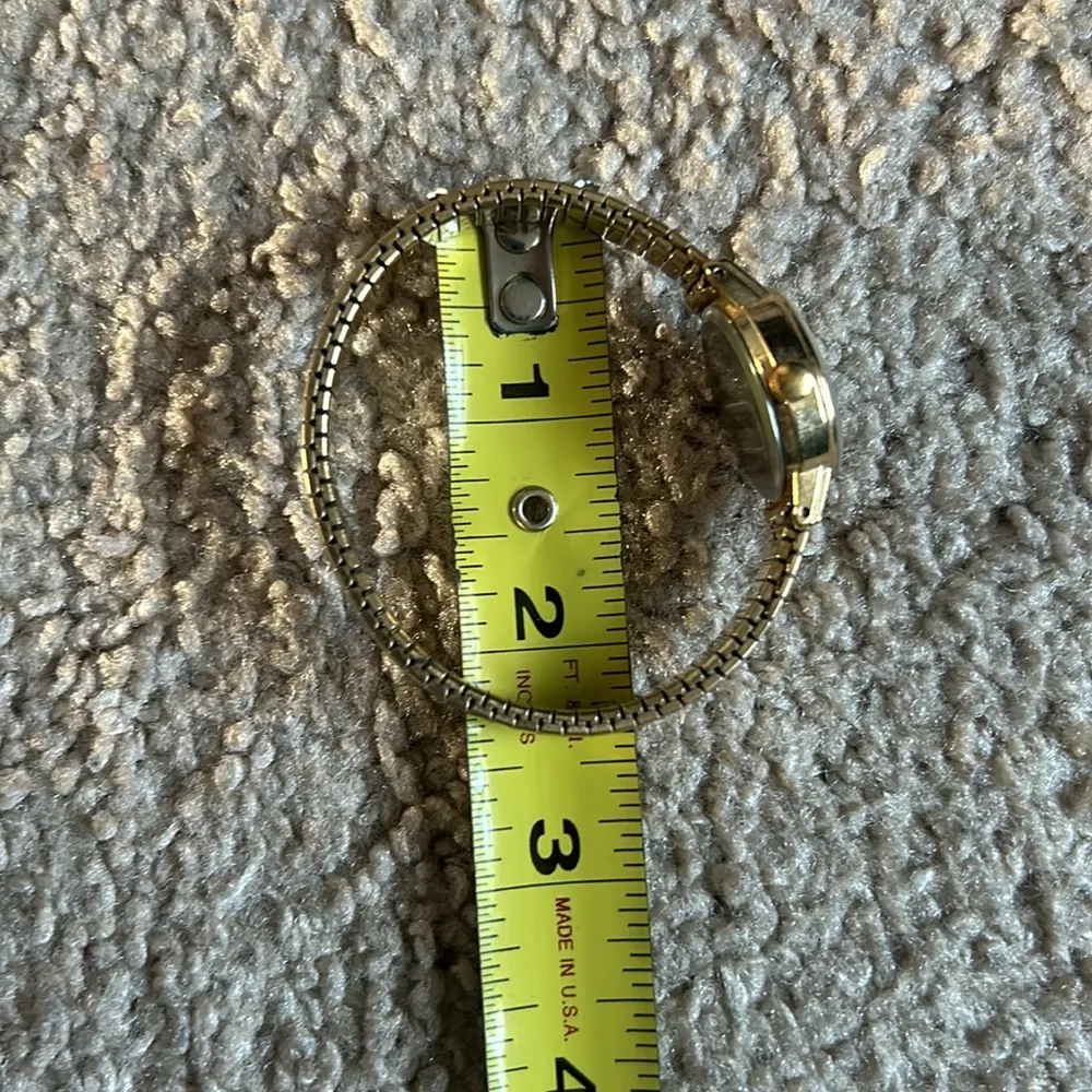 Timex women’s vintage gold dainty bracelet‎ watch one size stretches - Image 7