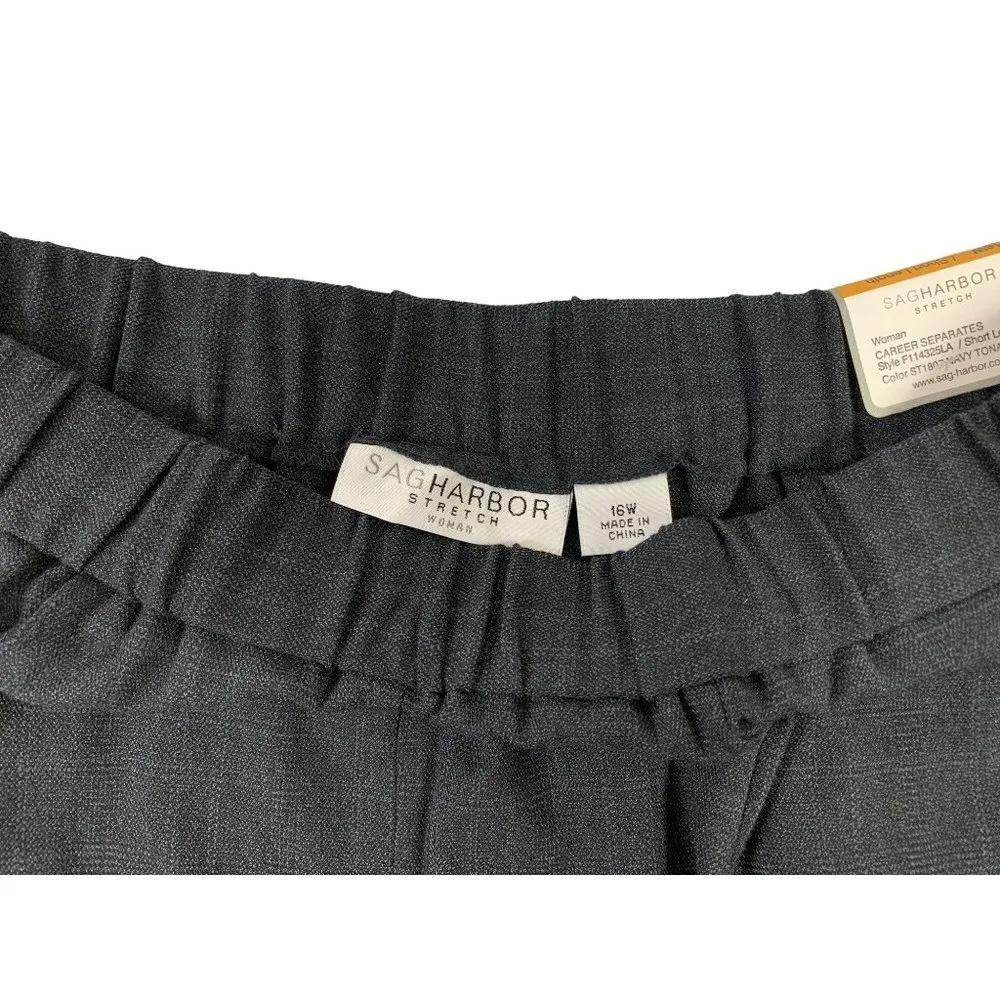 Sag Harbor Women's Charcoal Casual Pants - Image 3