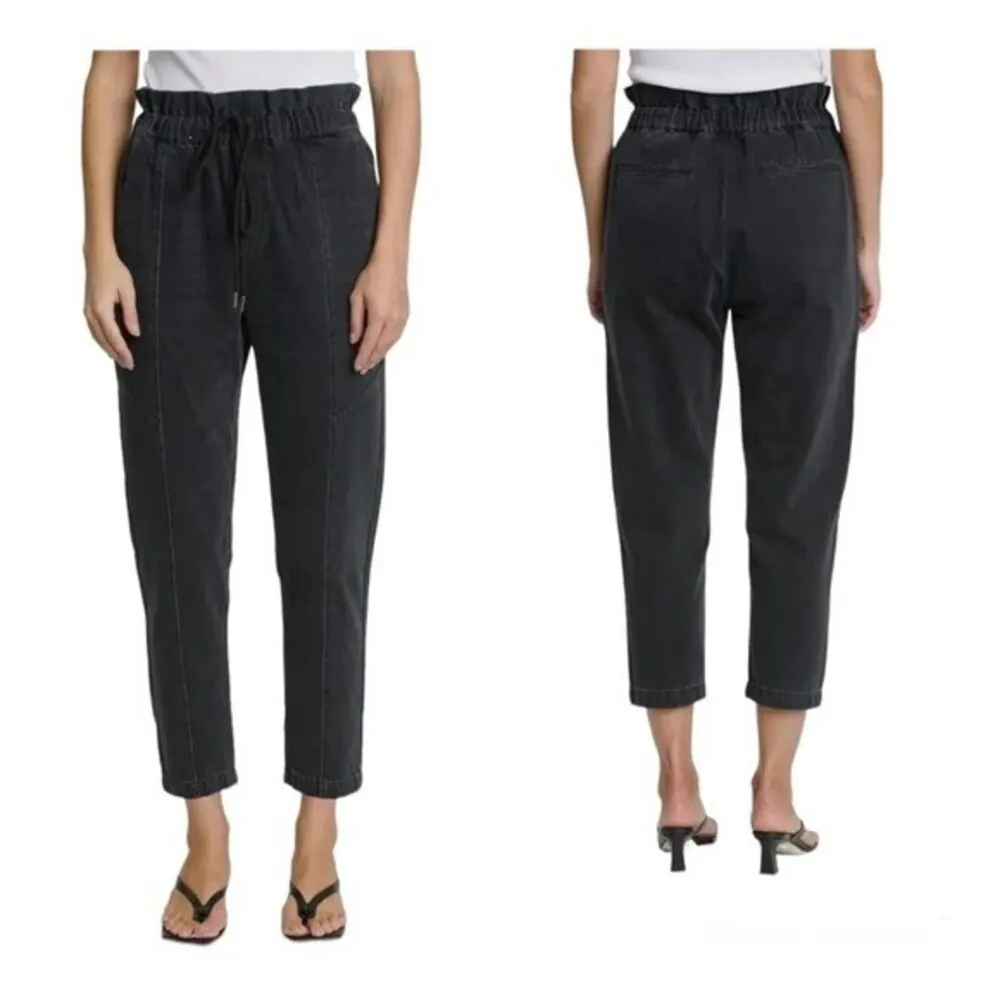 Pistola Cam Paperbag Pants in Salem Black Size S - Image 2