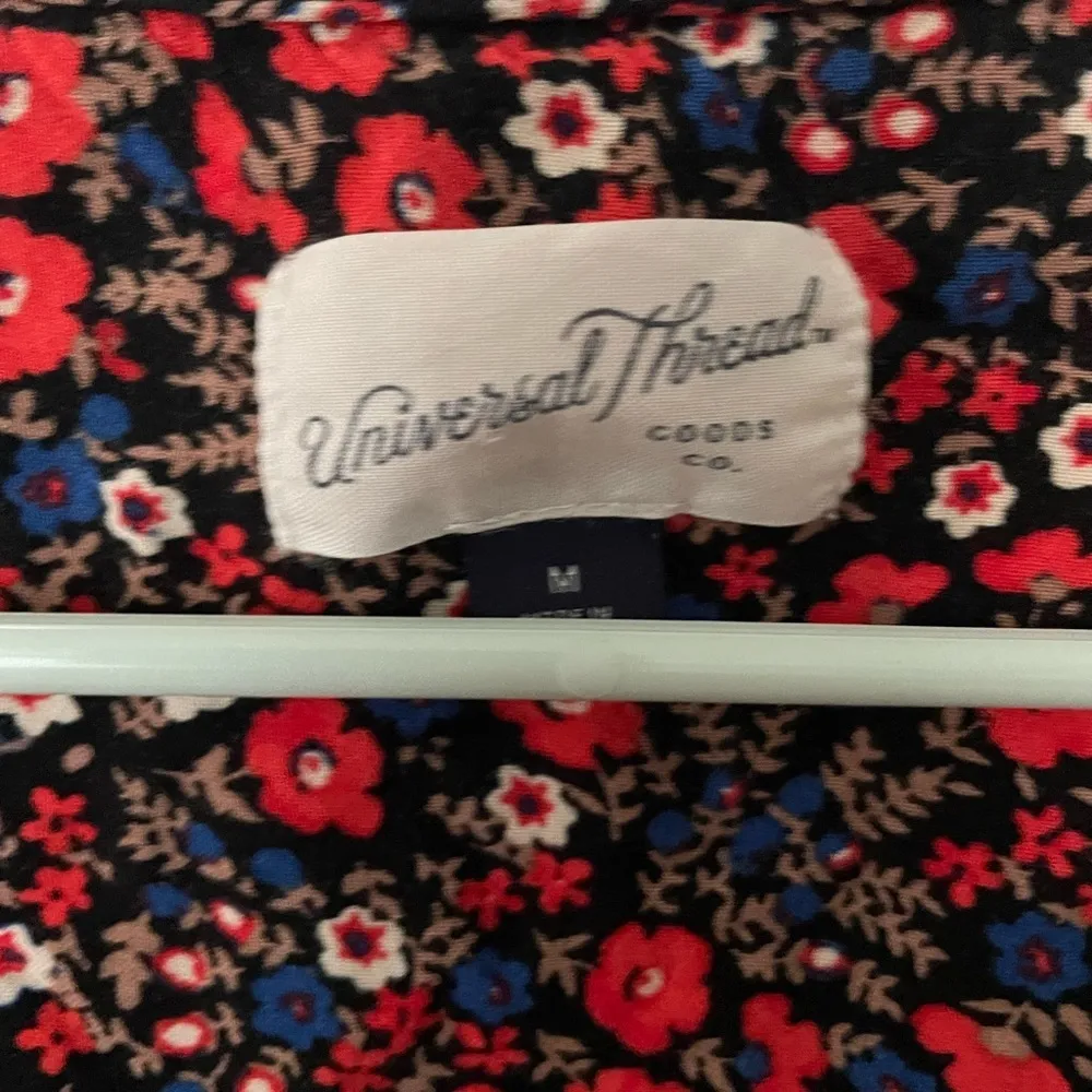 Universal Threads Universal thread floral wrap blouse - Image 2