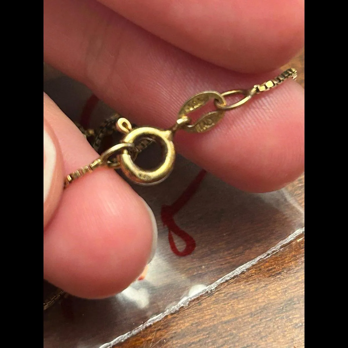 18 inch h16 4.16g cross pendant necklace 925 sterling silver gold tone - Image 7