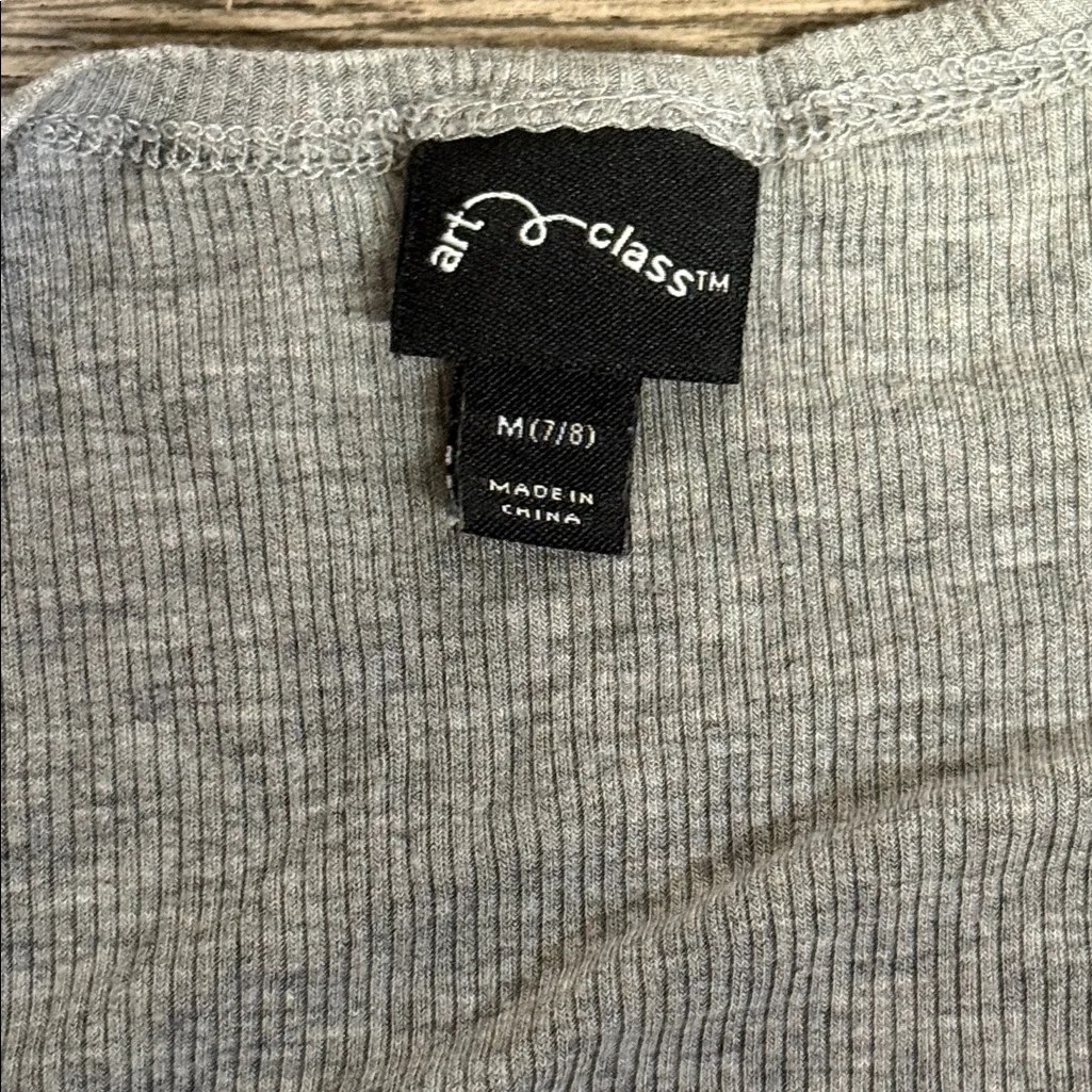 Art Class  Light Gray Men's Open-Front Shirt - Image 2