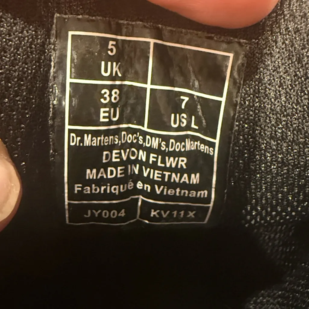 DR MARTENS DEVON FLOWERS WOMENS ANCLE BOOTS 7 - Image 10