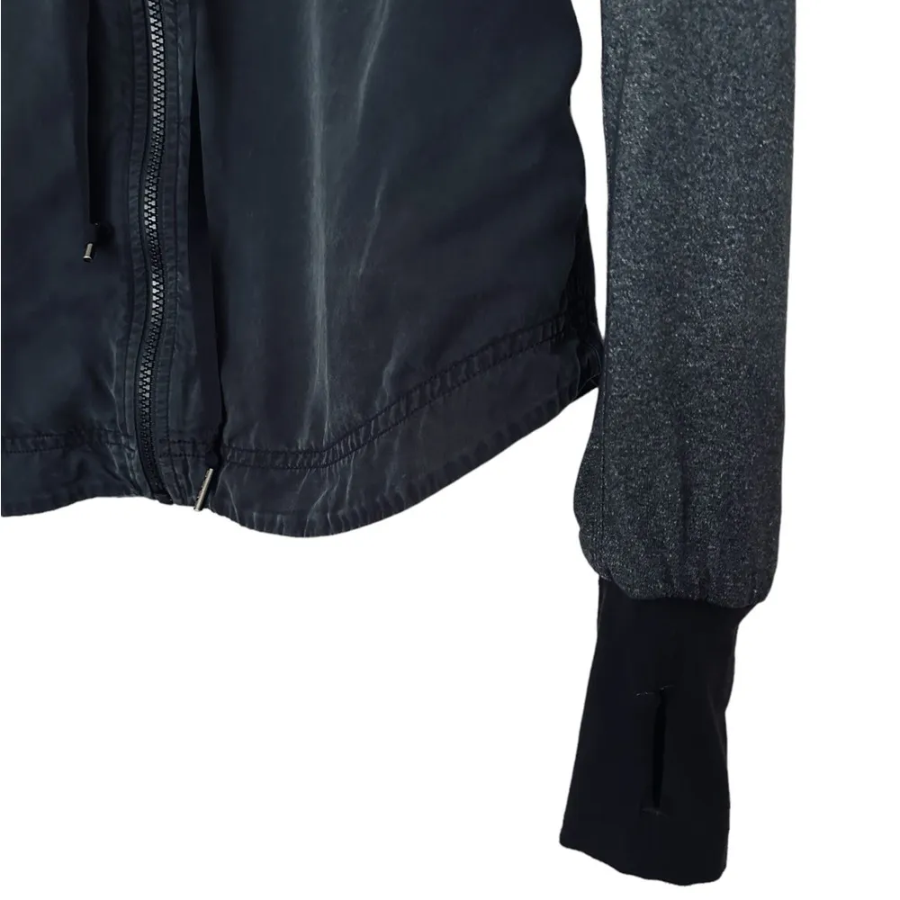 Lululemon Inner Peace Reversible Athletic Jacket Size 6 Gray - Image 2