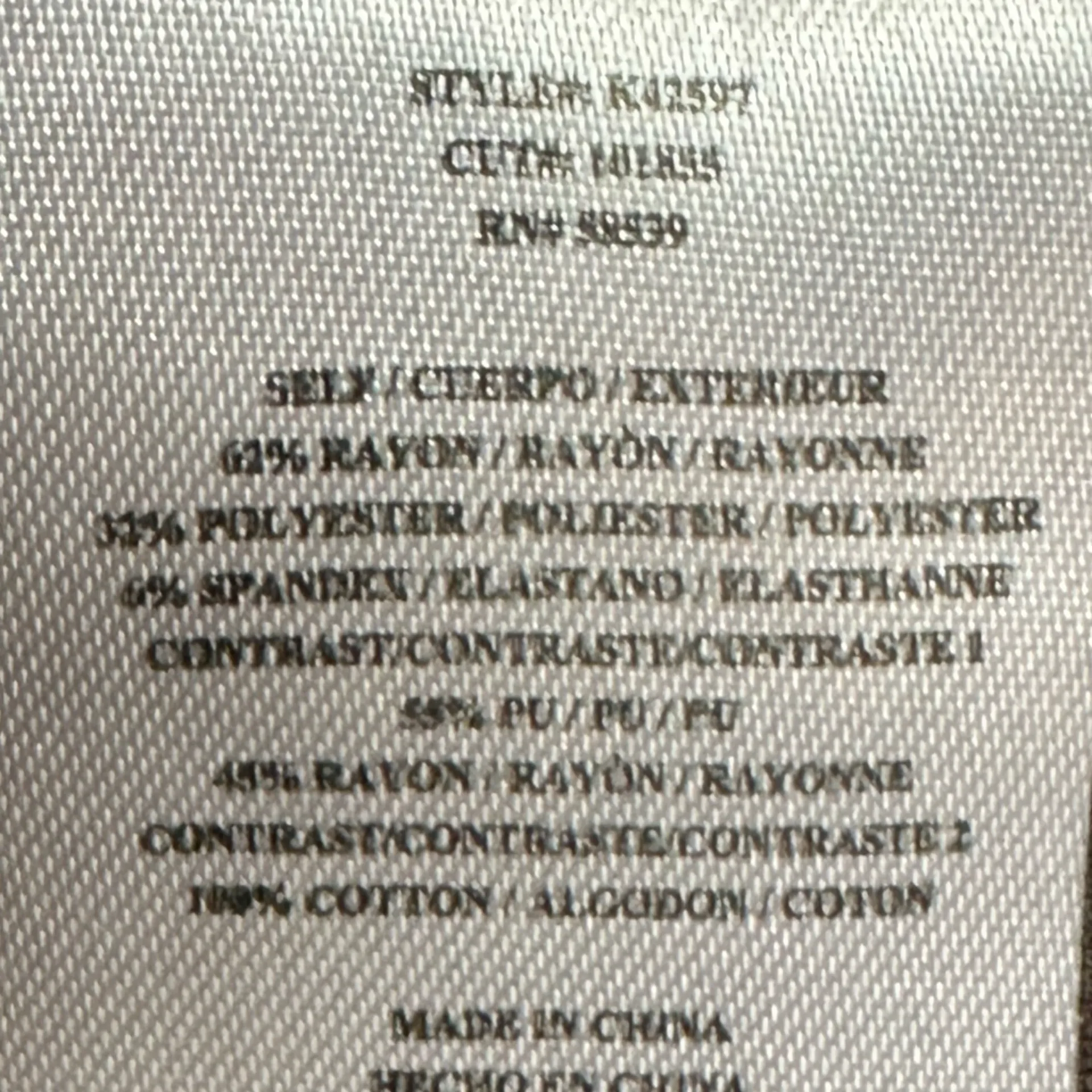 KUT FROM THE KLOTH Faux-Leather-Trim Waterfall Edgy Draped Womens Size L Jacket‎ - Image 11