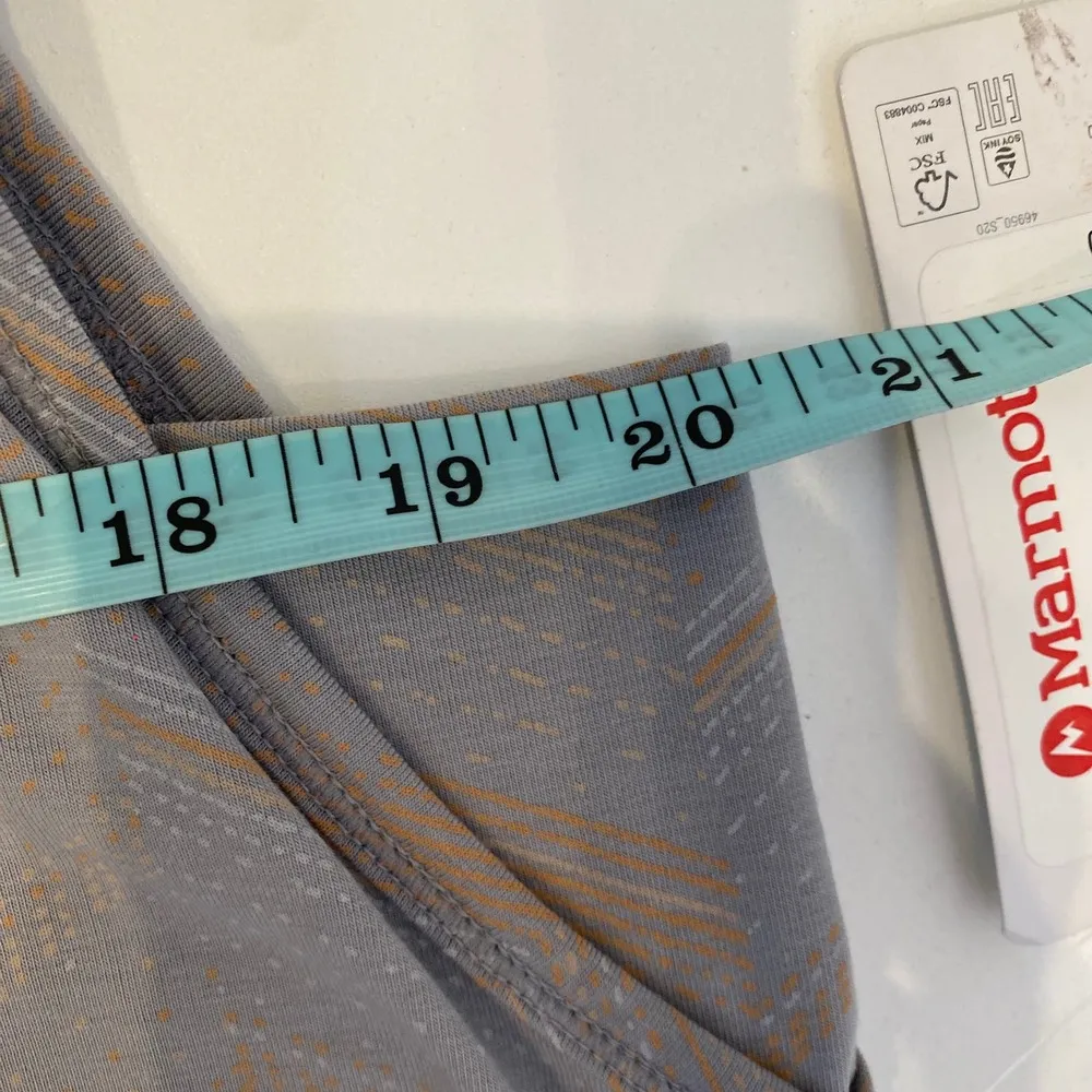 Marmot Steel Onyx Chevron Dot Sleeveless Estel Dress NWT Sz XL Polyester Stretch - Image 14