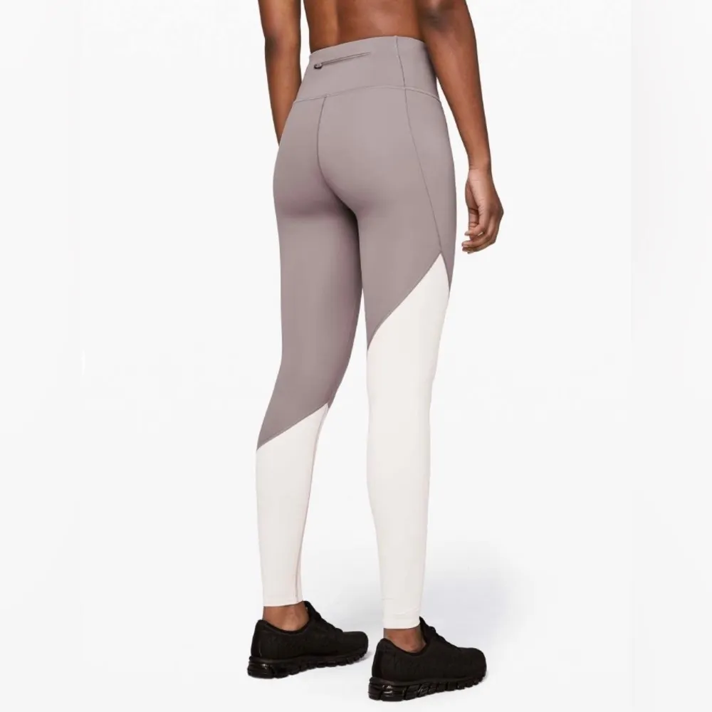 Lululemon Speed Wunder Tight Asymmetrical Design. Half Moon/ Light Chrome Size 6 - Image 2