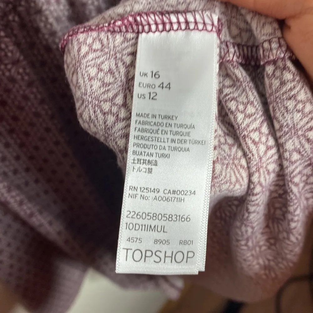 Topshop off the shoulder flutter Sun dress with bell sleeves size 12 - Image 9