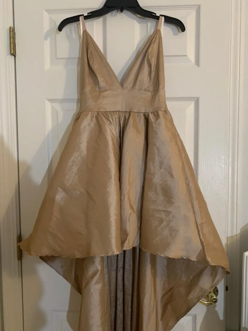 Champagne Formal Homecoming Dress - Image 5