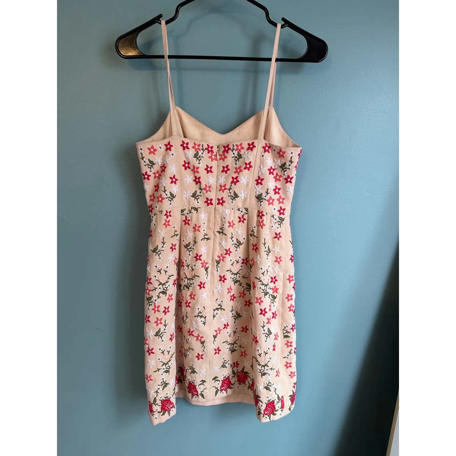 Club Monaco Y2K Floral Pink Sleeveless Mini Dress - Image 3