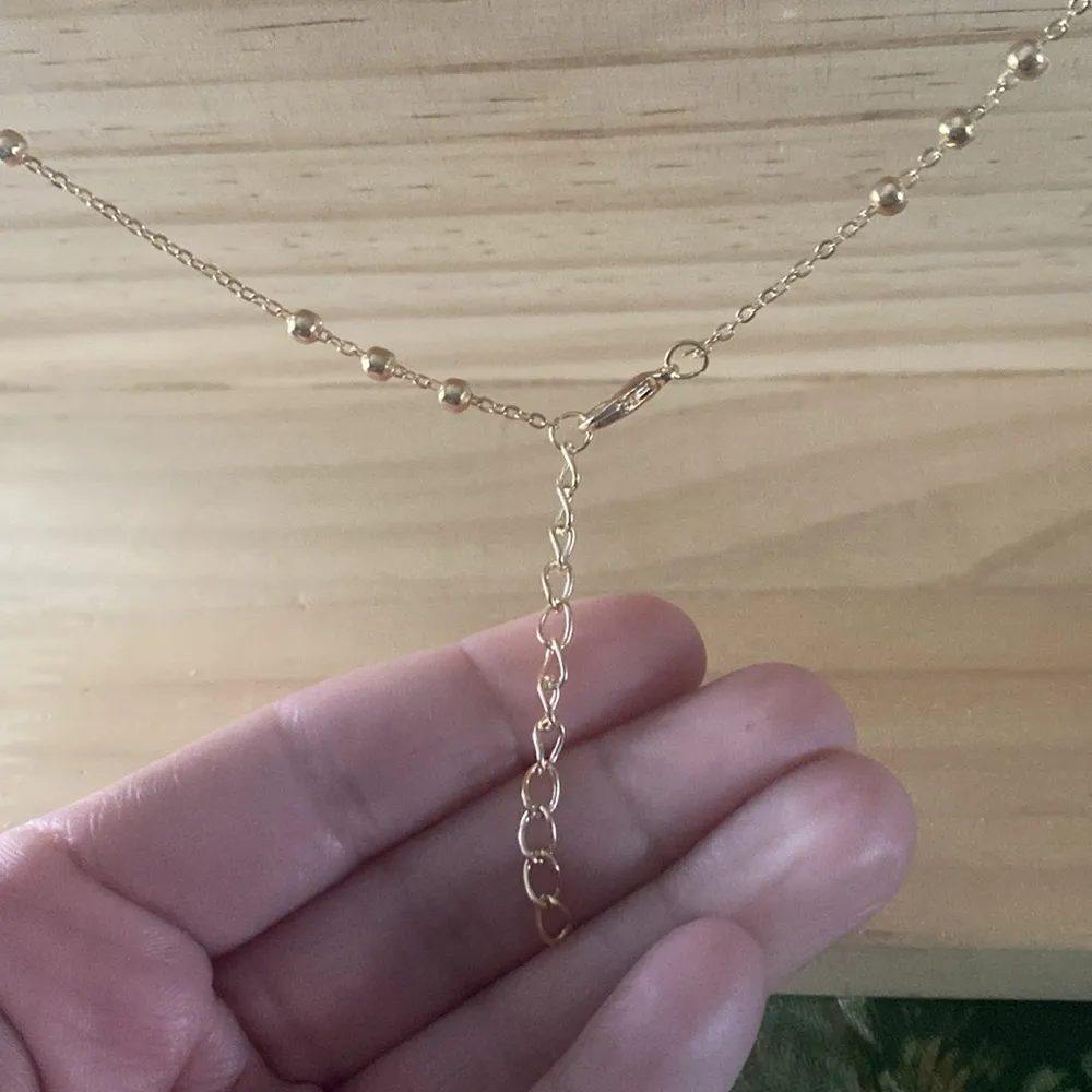 Round Pendant Layered Necklace Multilayer Bobo Dainty Simple Cute NEW - Image 10