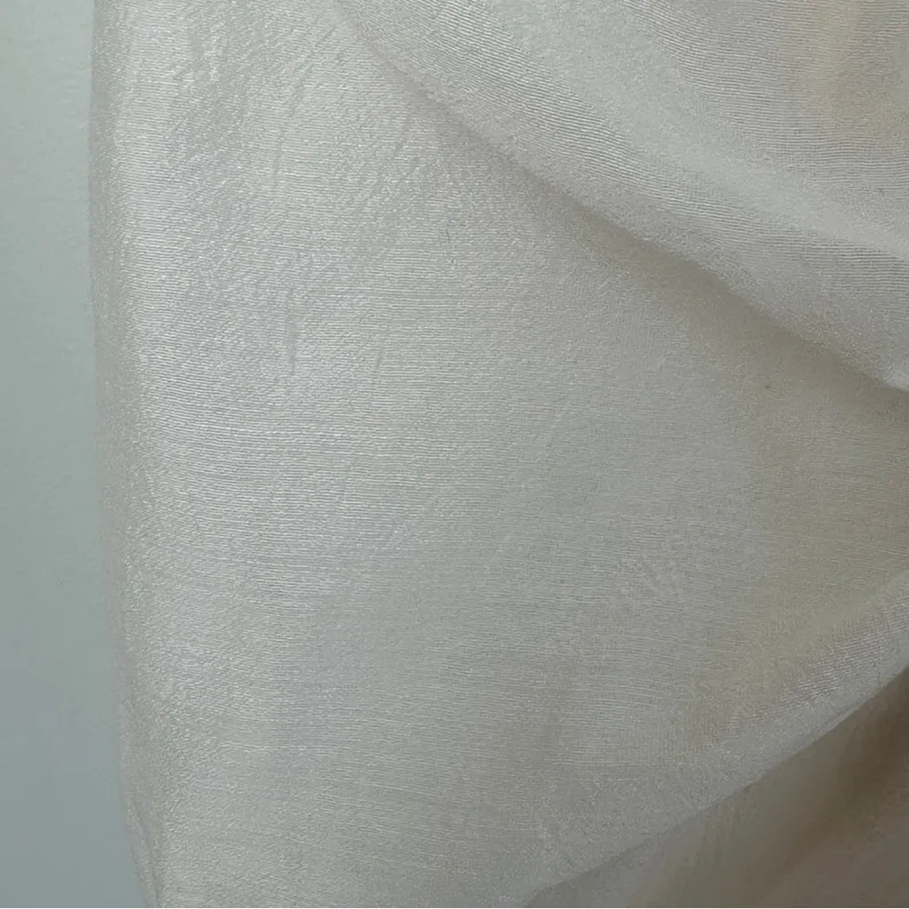 Anna Grace Cropped Lavender Sweater with Puff Sleeve Top Size Small - Image 8