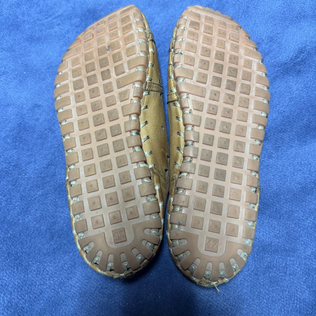 Spring Step Fusaro beautiful brown soft leather loafers - Image 5