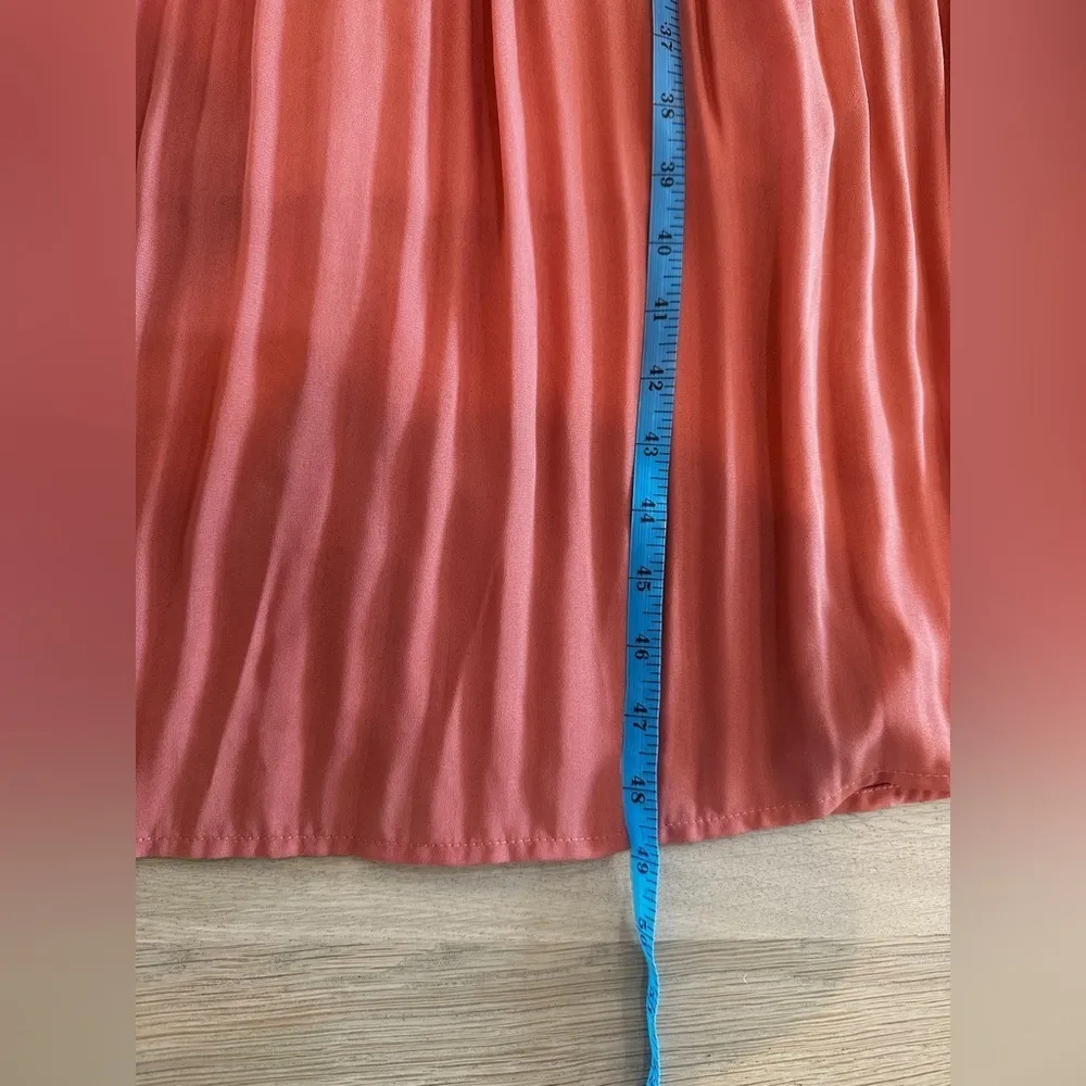 Roolee Christian Kay Maxi dress salmon pink XXS NWT - Image 11