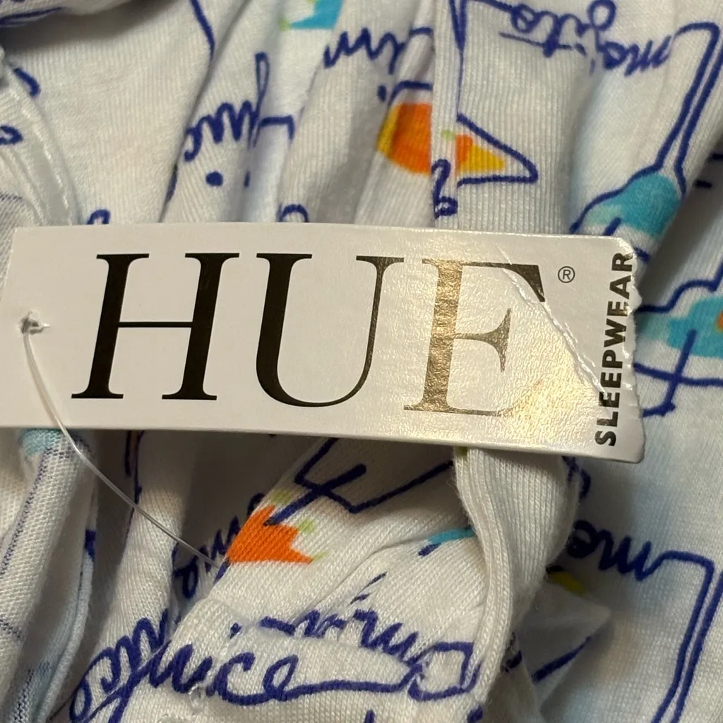 HUE NWT Women's Cocktail Print Nightgown size Medium - Image 6