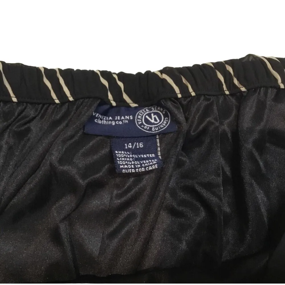 Venezia Jeans Casual Skirt Black Size 14 - Image 3