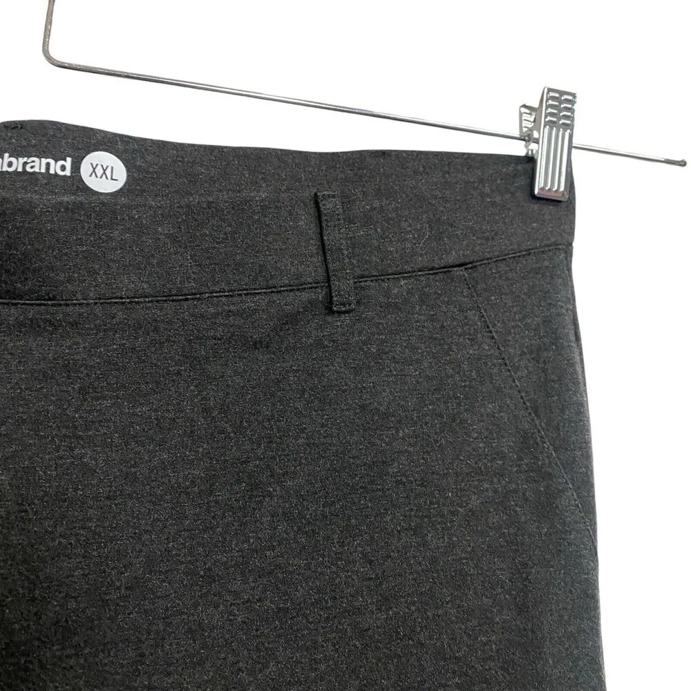 Betabrand Bootcut Classic Dress Pant Yoga Pants Gray Womens XXL Long - Image 4