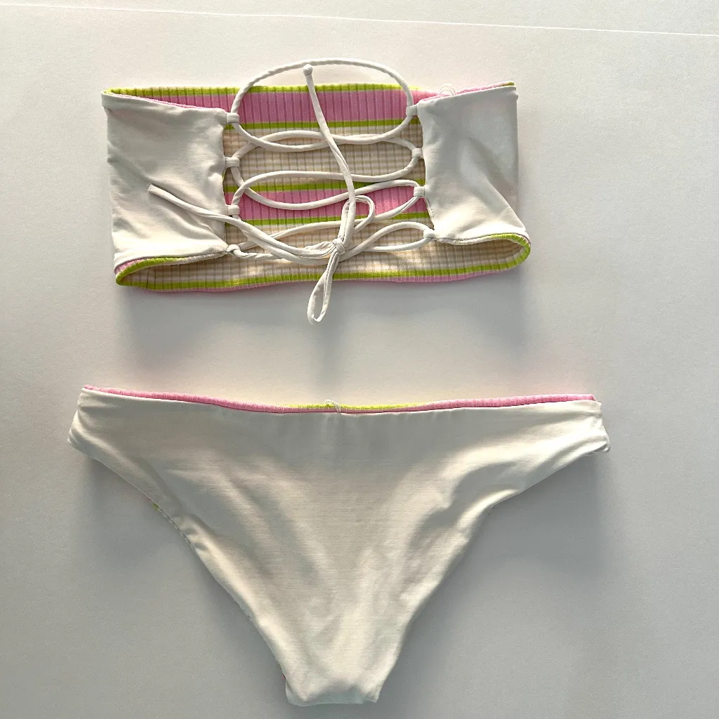 l*space L* Reversible Bikini Set - Top Size‎ L Adjustable - Bottom Size S. - Image 8