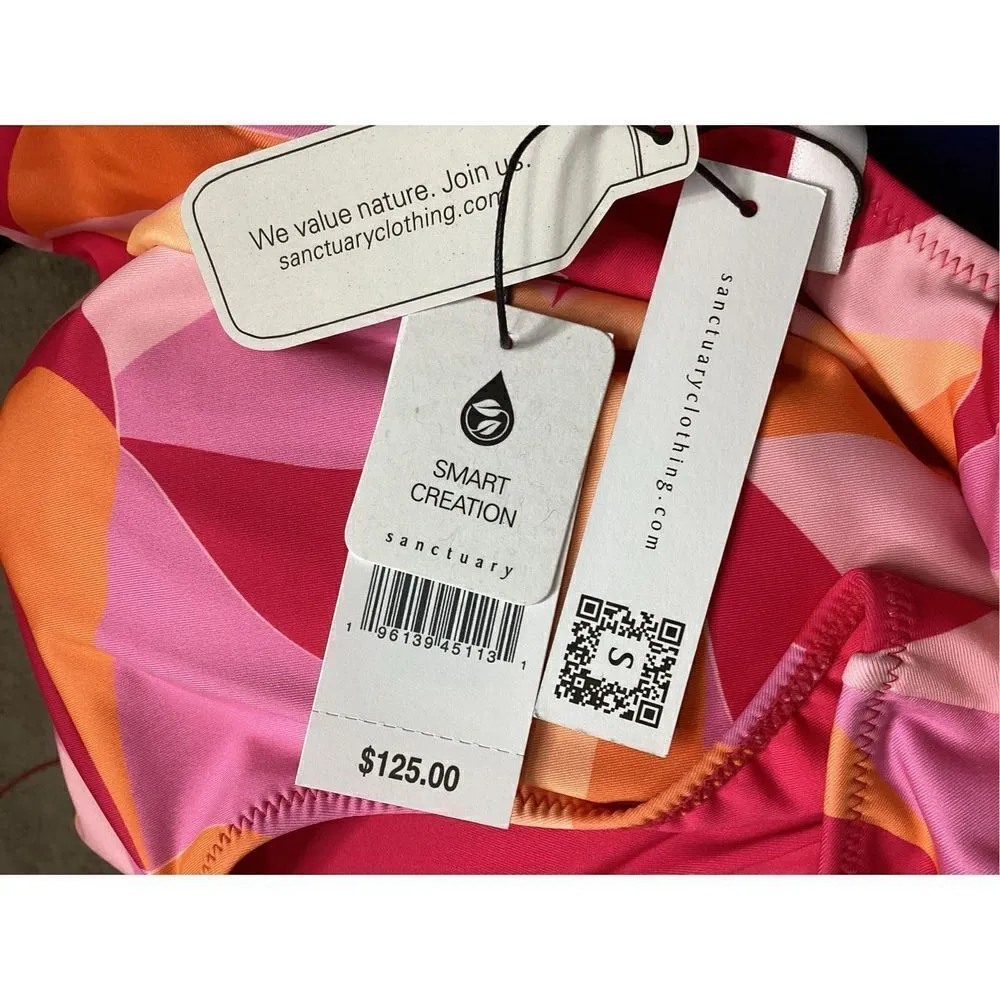 New. Sanctuary colorful Geometric one piece. Small. Retails $125 - Image 9