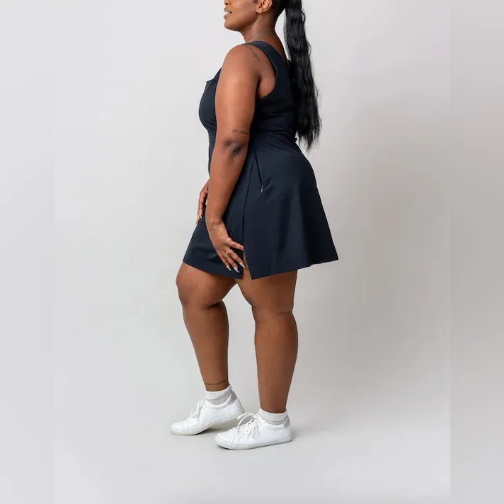 Madewell Alder Get Dirty Athletic Tennis Sports Dress 2.0 Classic Black Size XL - Image 7