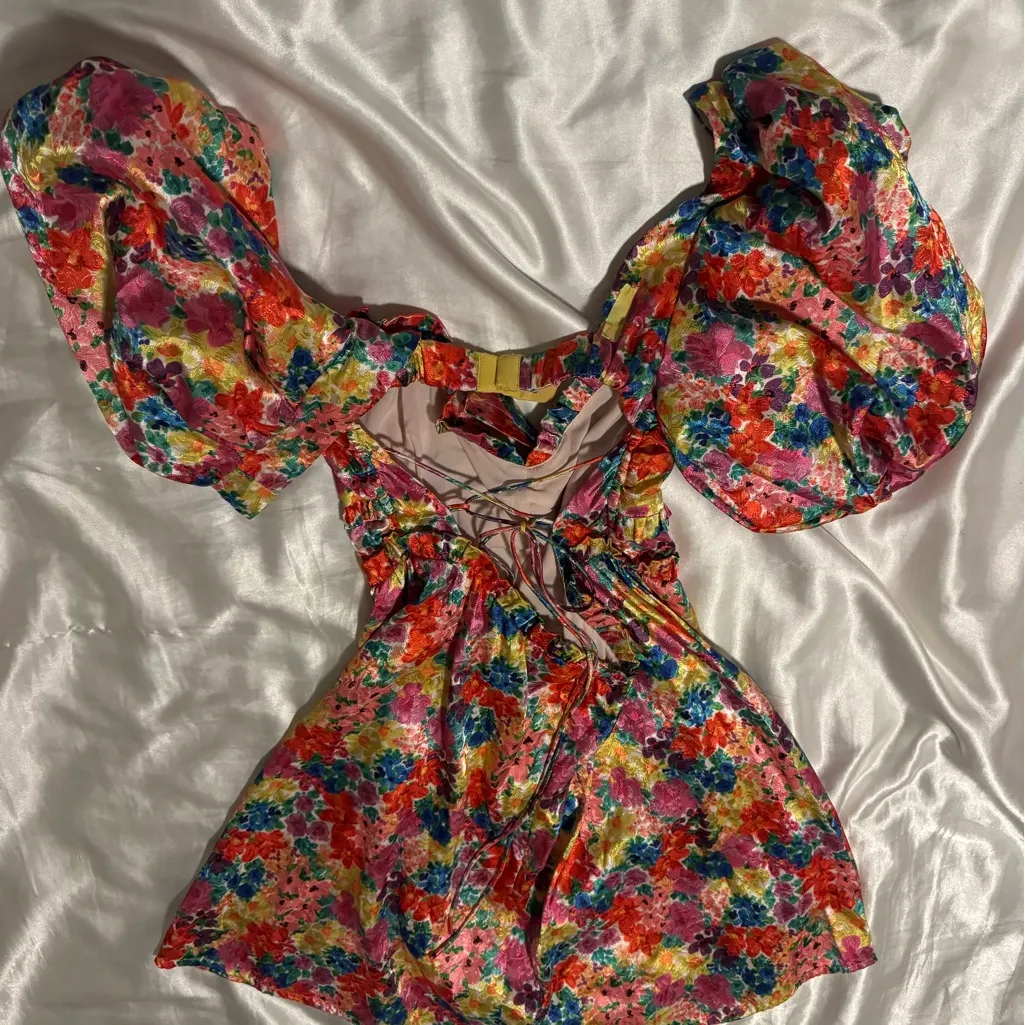 For Love And Lemons Multicolor Floral Dress - Image 5