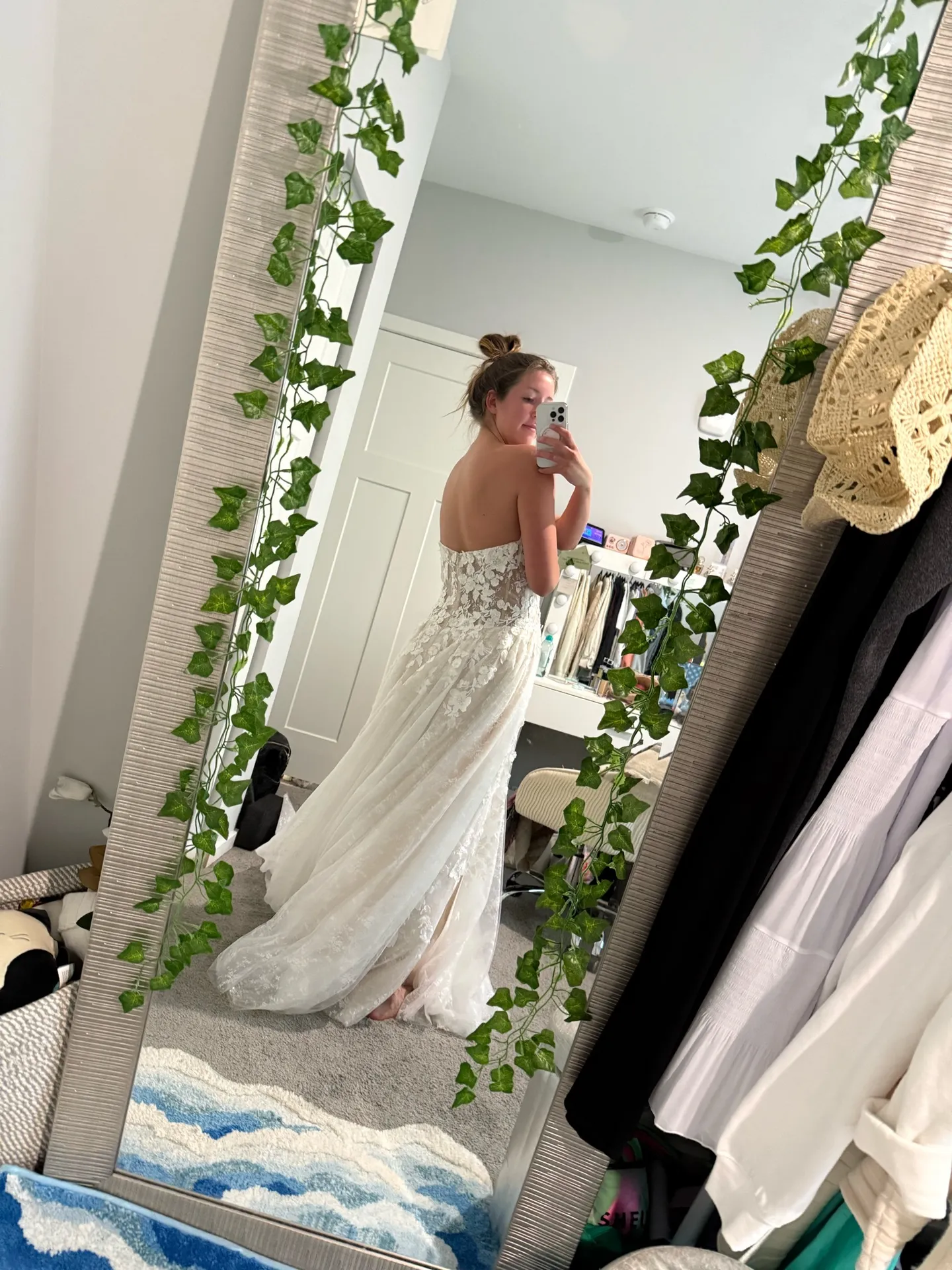 Casablanca Bridal Wedding Gown White Size 10 - Image 6