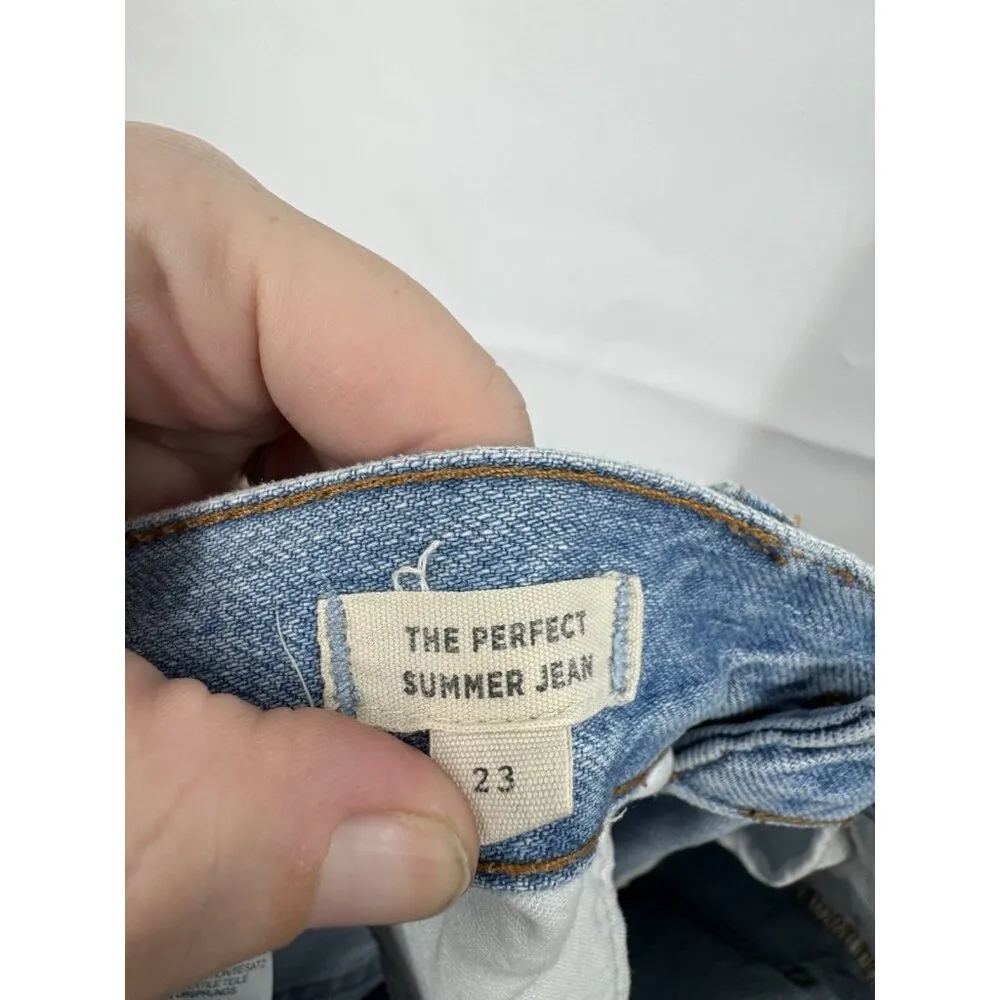 Madewell Jeans Women Size 23 Blue Denim The Perfect Summer Jean Light Wash‎ - Image 4