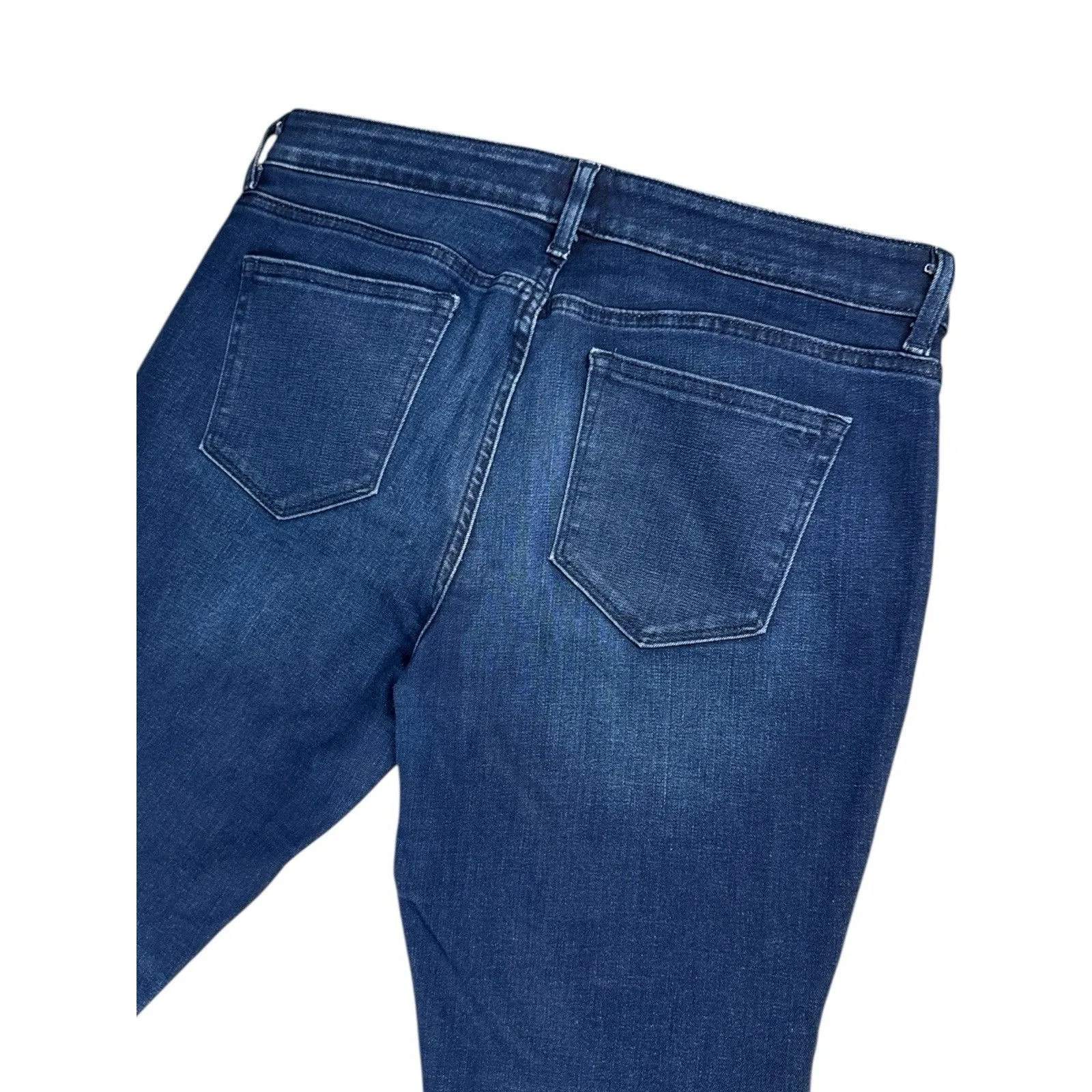 Vineyard Vines Skinny Dark Wash Mid Rise Jeans Size 10 Stretch Denim Preppy Chic - Image 9