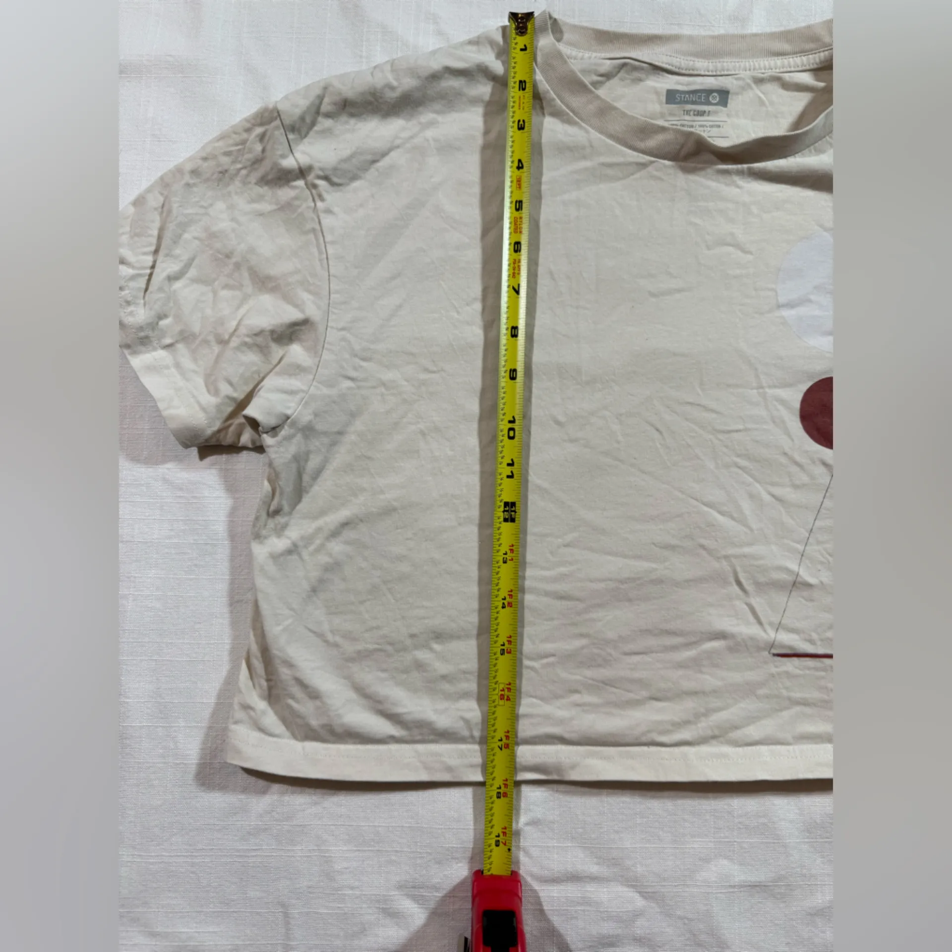 Stance Star Wars by Jaz Women’s Crop Tee Princess Leia Red Size L - Image 4