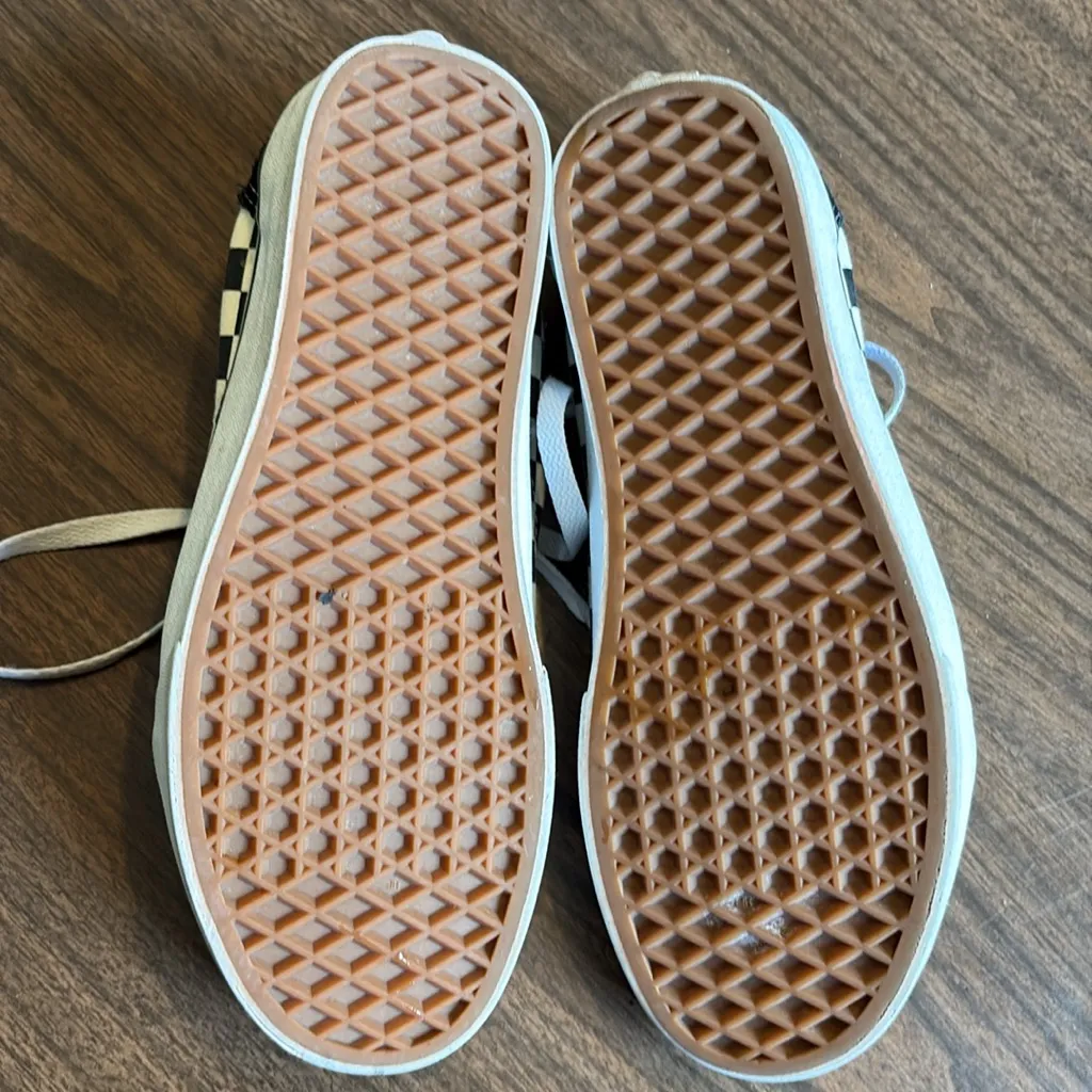 Vans Black White Checkerboard Low Top Shoes Women’s 8 Men’s 6.5 - Image 7