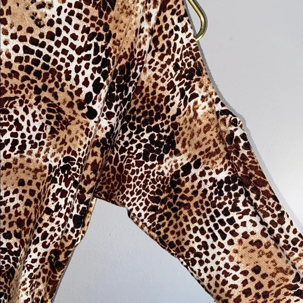 Isabella Rodriguez Asymmetrical Brown Tan Blouse - Image 12