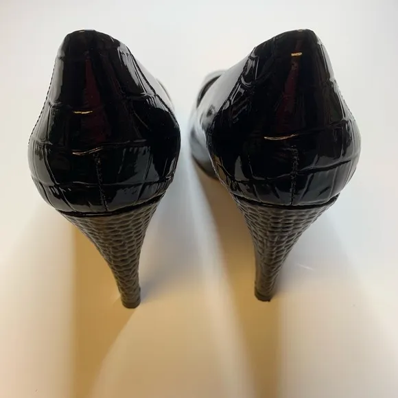 Arturo‎ Chiang AT-Iris Blackberry Peep Toe Pumps Size 9 - Image 4