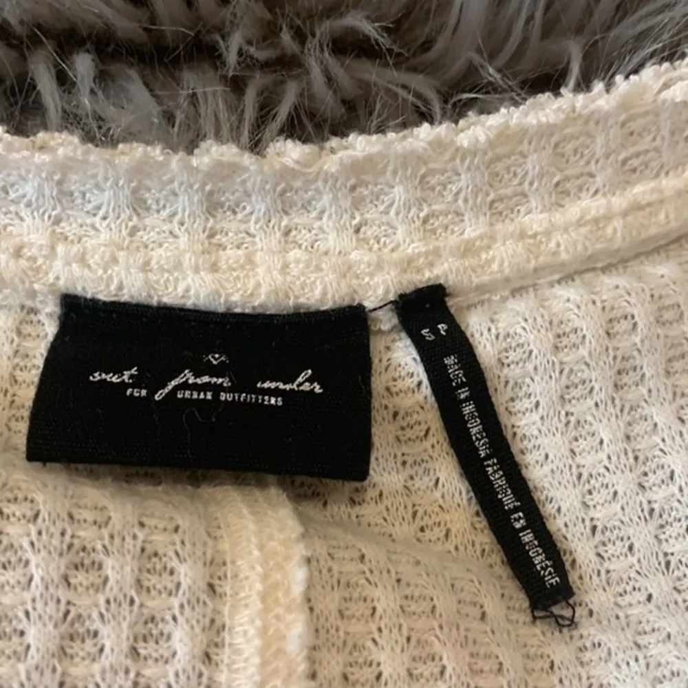 Urban Outfitters Out From Under ‘Jojo’ rainbow stripe thermal waffle cardigan S - Image 6