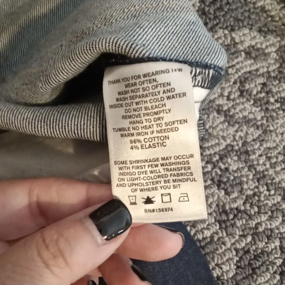 Imogene and Willie Dark Blue Jeans Elizabeth Style Skinny High Rise Womens 25 - Image 8