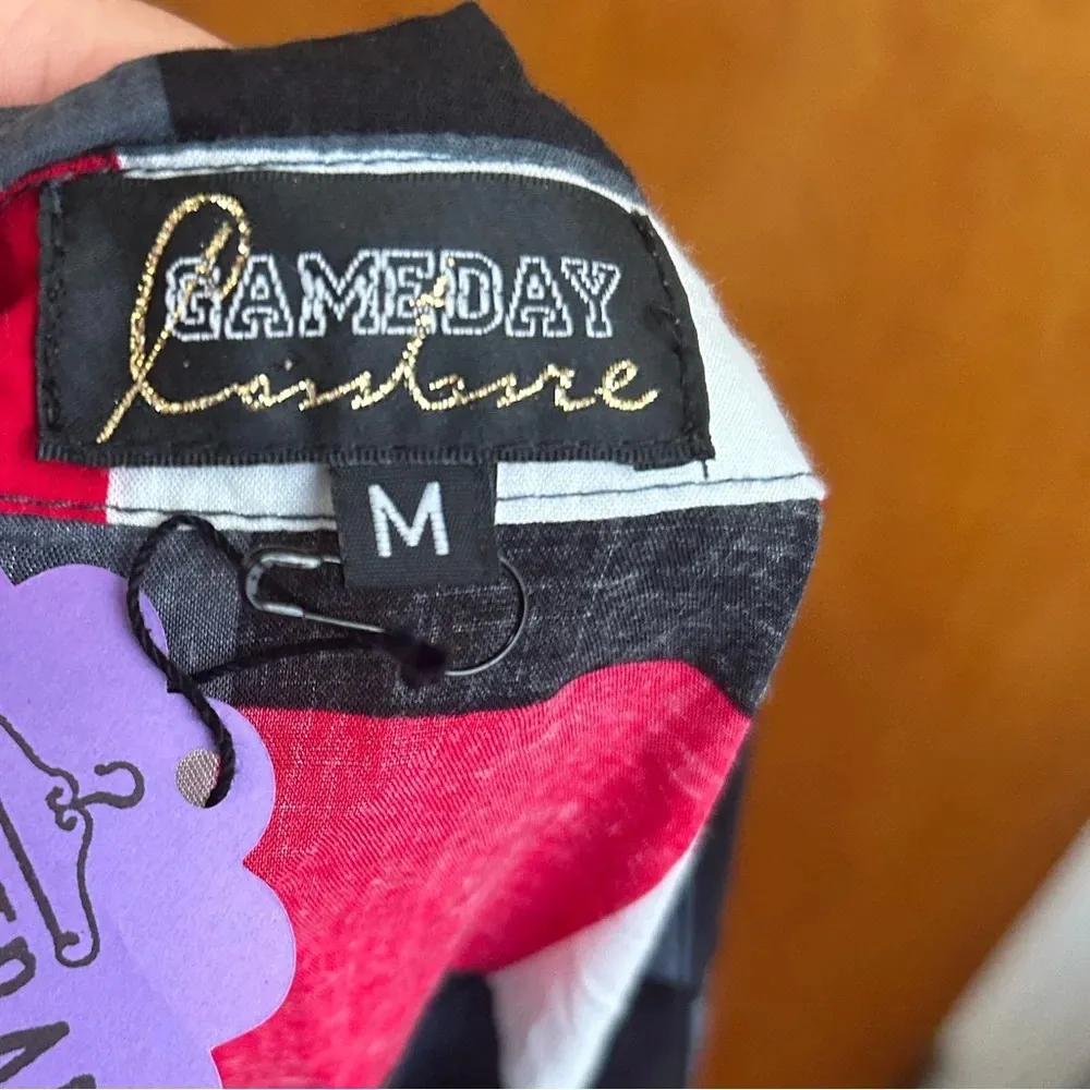 NWOT ALABAMA ROLL TIDE CHECKERED SHIRT DRESS Black Size M - Image 3