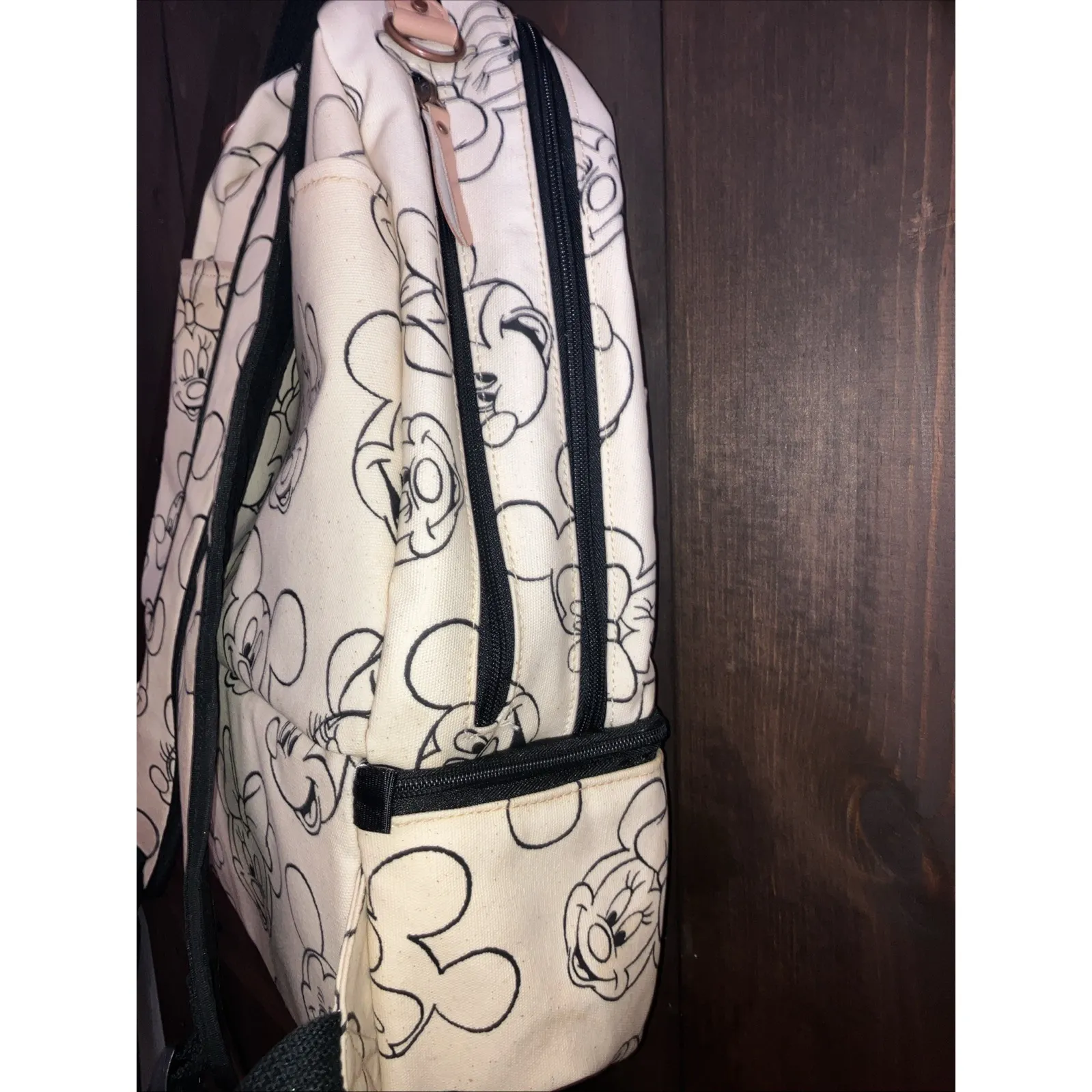 Petunia Pickle Bottom Axis Diaper Bag Backpack Sketchbook Mickey & Minnie Disney - Image 4