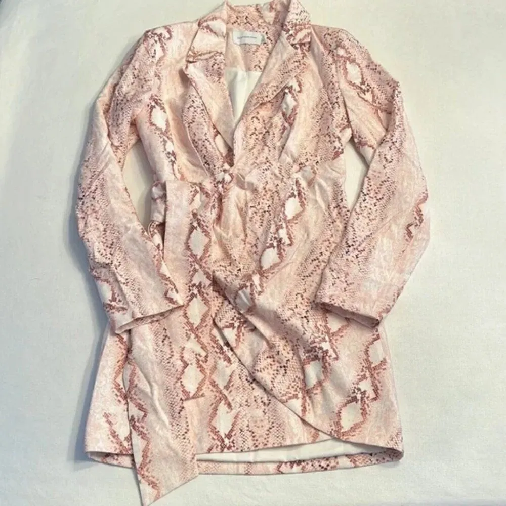 Significant Other Reflection Blazer in Dress in Snake - Image 2