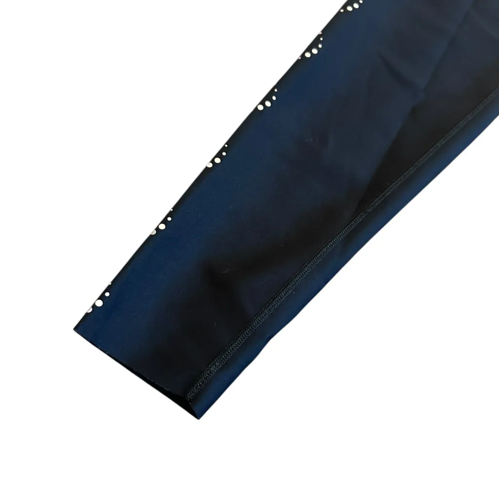 Ultracor Black High Waisted Leggings Cropped Length Polka Dot Stretch Size Small - Image 4