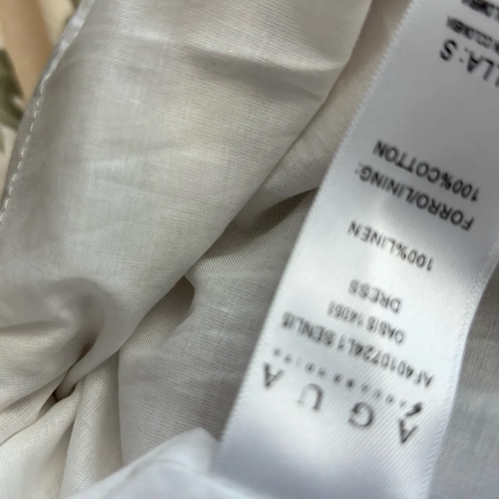 NWOT Agua Bendita Cream Floral Long Sleeve Dress - Image 5