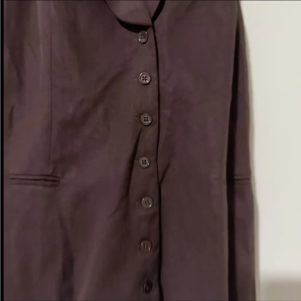 NWT Reformation Alistair Vest Brown Size 10 - Image 4