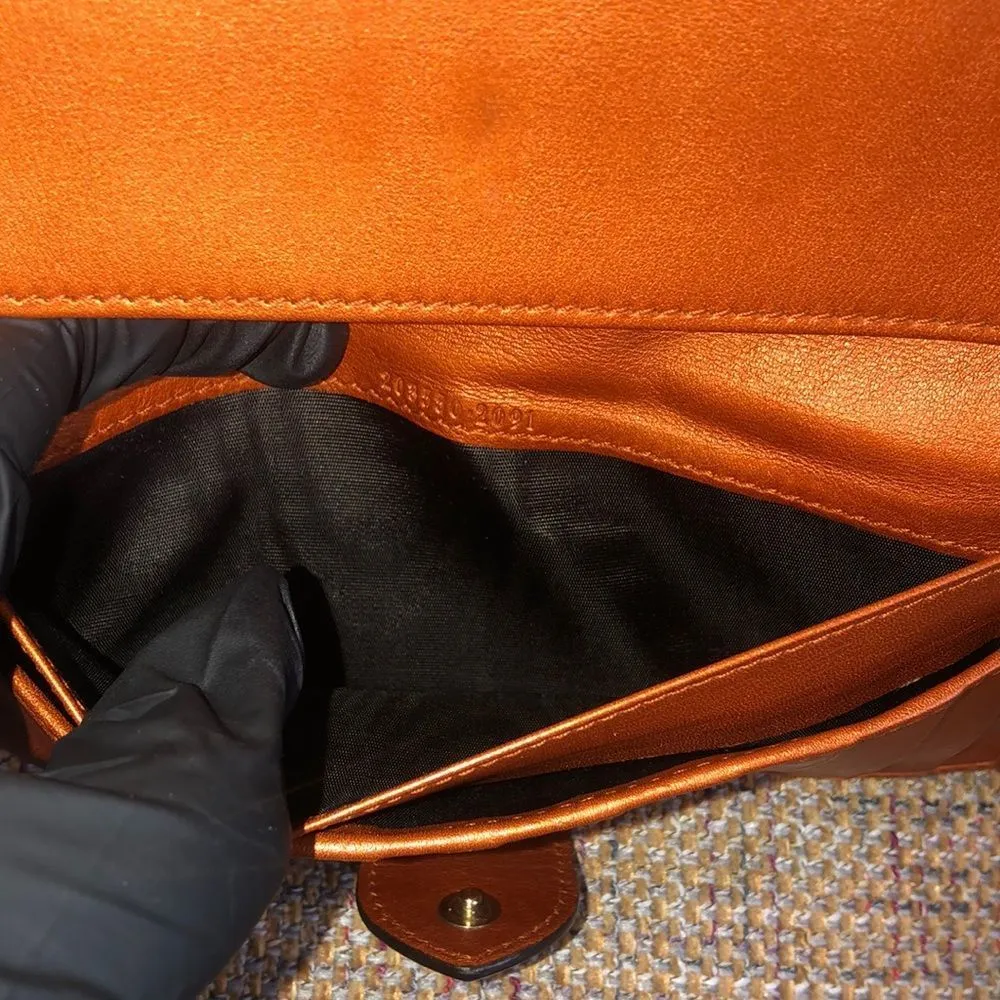 GUCCI GG Monogram Canvas & Leather Heart Clasp Full Length Continental Wallet - Image 10