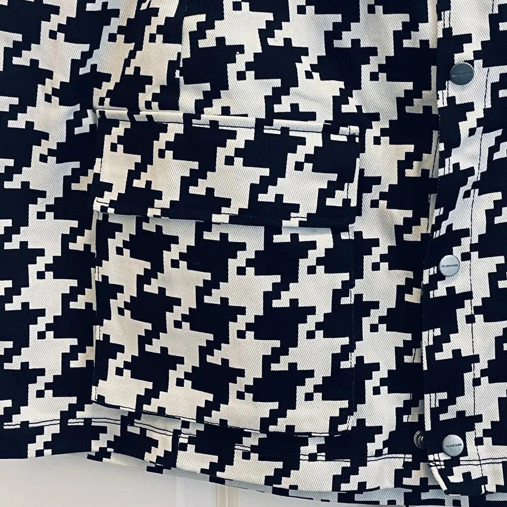 NWT /Adidas Houndstooth Skirt - Women Size 3X - Black & White - Image 4