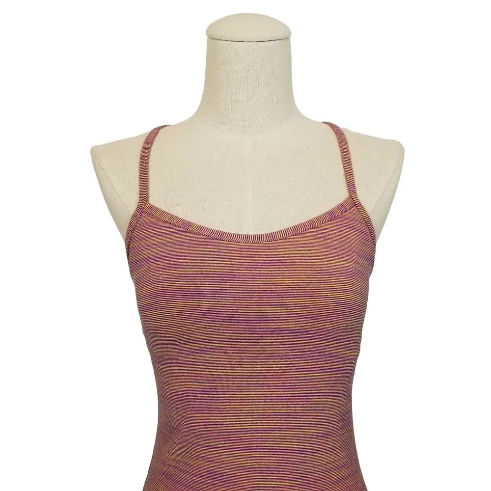 Lululemon Power Y Tank Luon Wee Are From Space Vintage Pink Sz 4 - Image 2