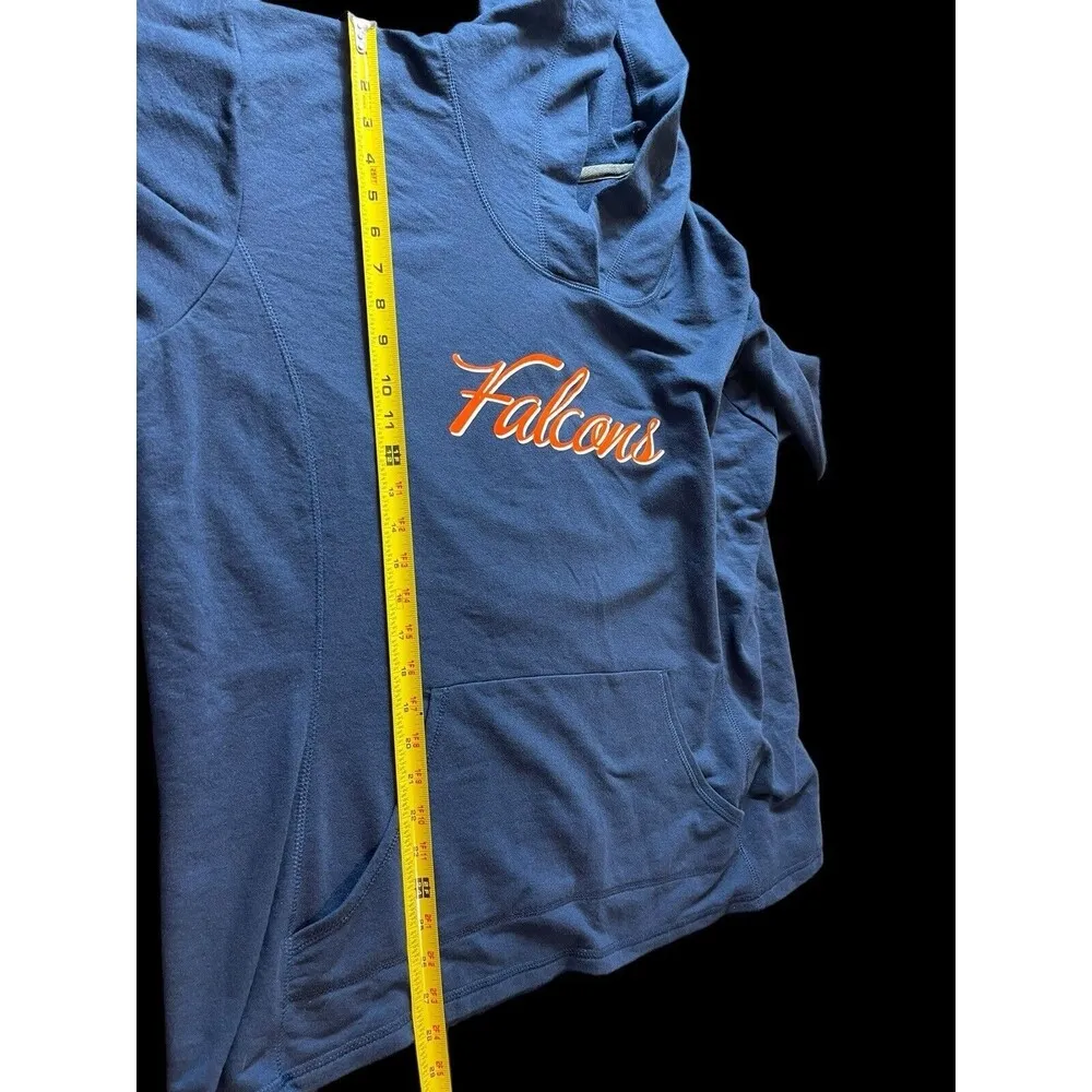 Women’s Anvil Pullover Blue Hooded Falcons Football 2XL Sweatshirt - Image 6
