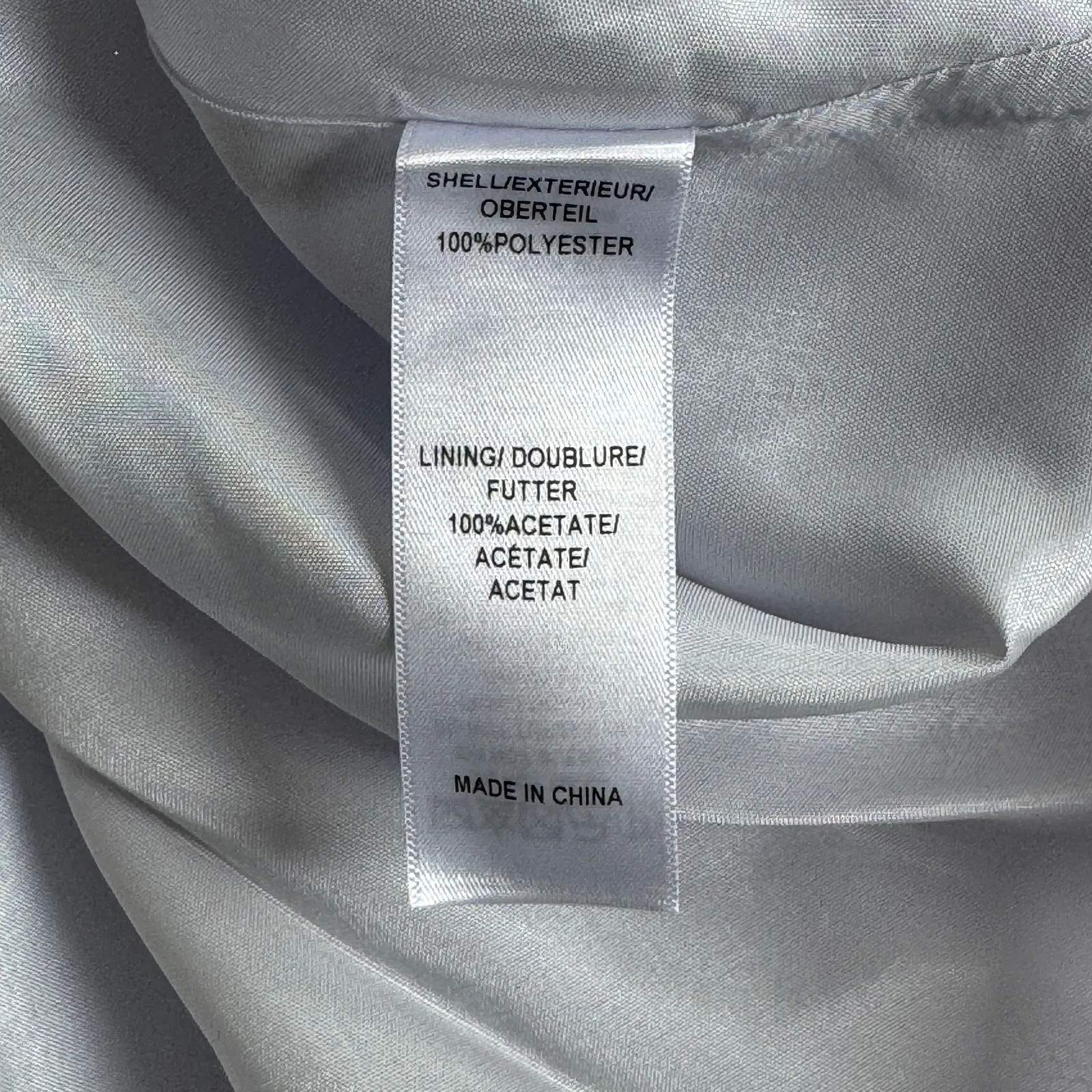 Adrianna Papell Floral‎ Organza Strapless Gown Dress White Purple Size 6 - Image 12