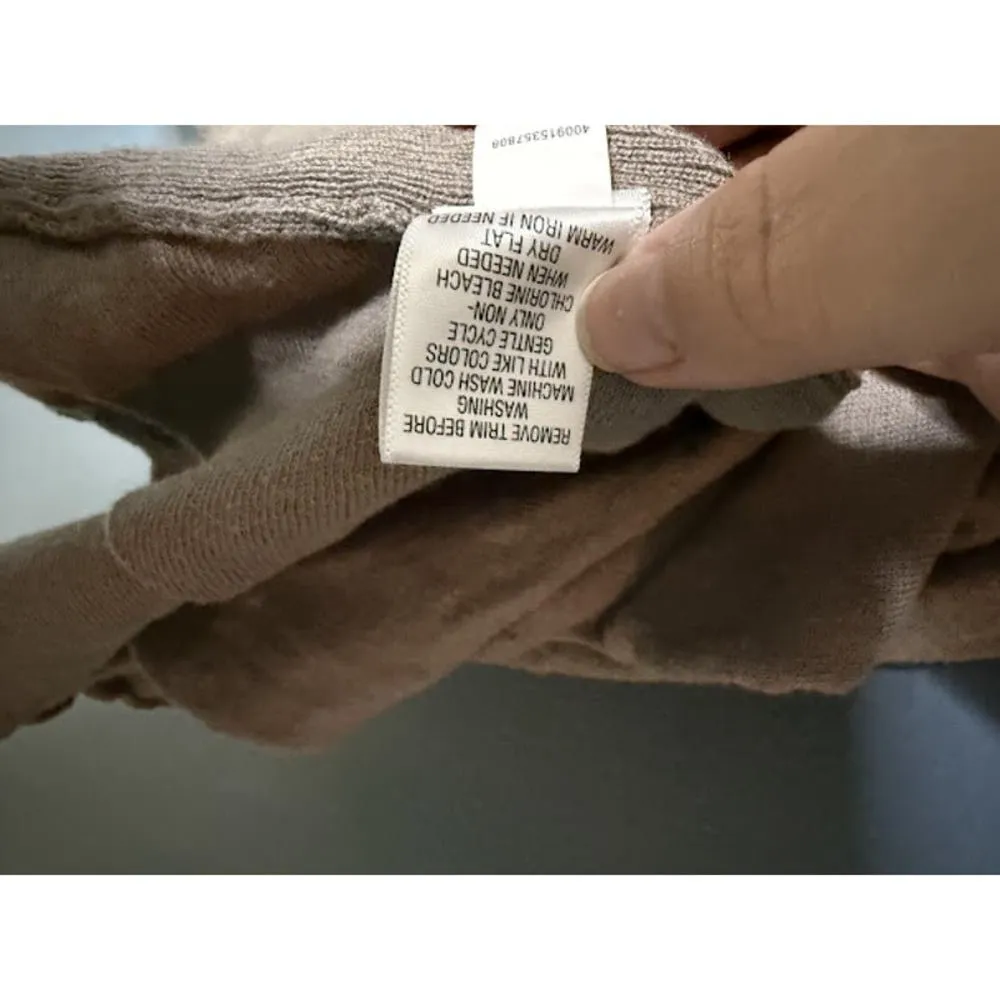 Elle Open Cardigan Women's Size Small Lagenlook Western Cozy No Sleeves Y2K - Image 5