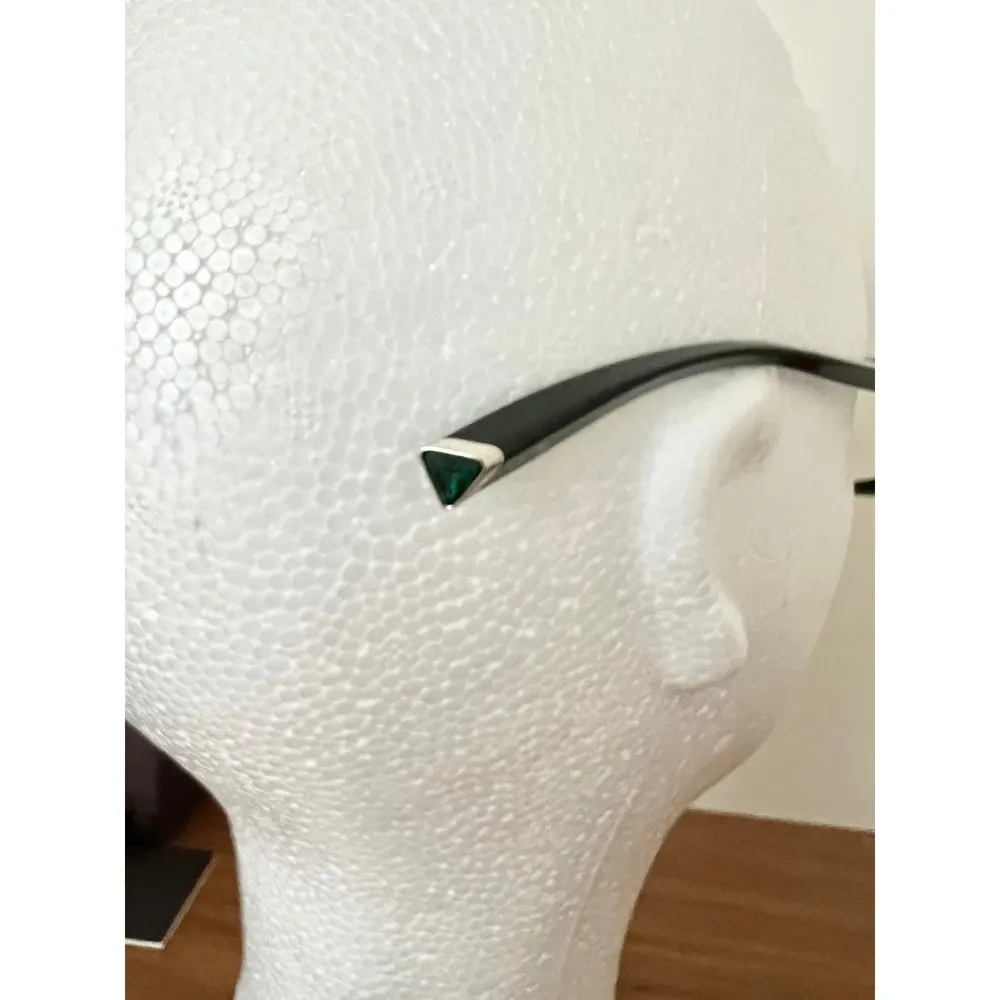 NWT Boucheron Rectangle Shape BOU 3 Optical Eyeglass frames Green Women's - Image 6