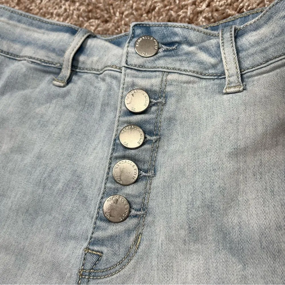 Kendall & Kylie High Rise Button Fly Shorts - Image 2